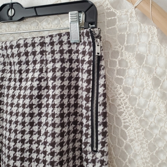 Zara NWT Hi-Rise Leggings Herringbone Print Size Large - Picture 5 of 9